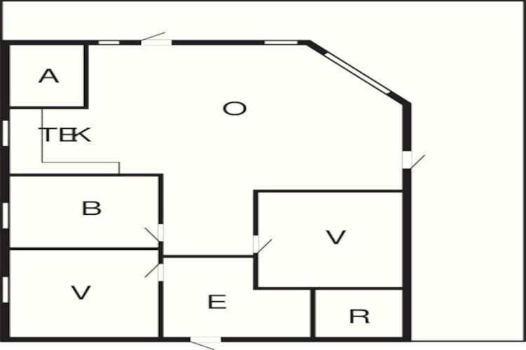 6 Person Holiday Home In Knebel Ørby Eksteriør bilde